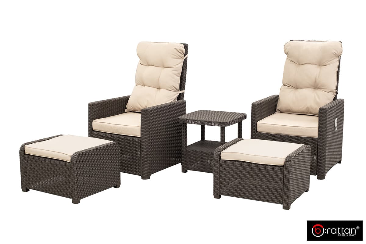 Комплект уличной мебели MANCHESTER OTTO SET 2 венге